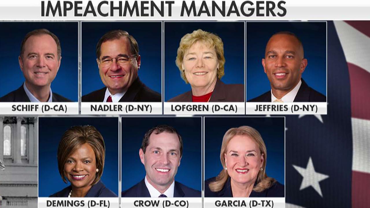 Seven House impeachment managers selected for case against Trump