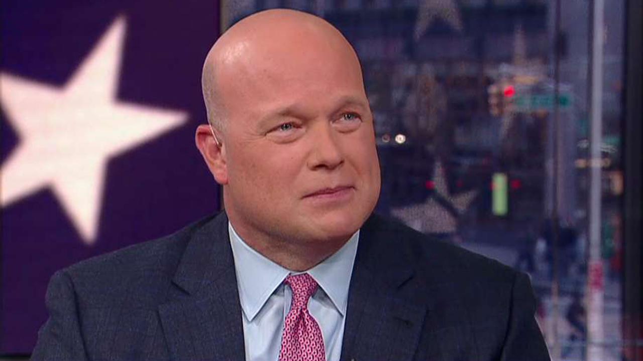 Matthew Whitaker says we're entering a new moment in American history: the partisan impeachment of a president