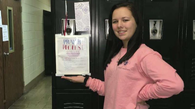 16-year-old starts a 'prayer locker' at her Alabama high school