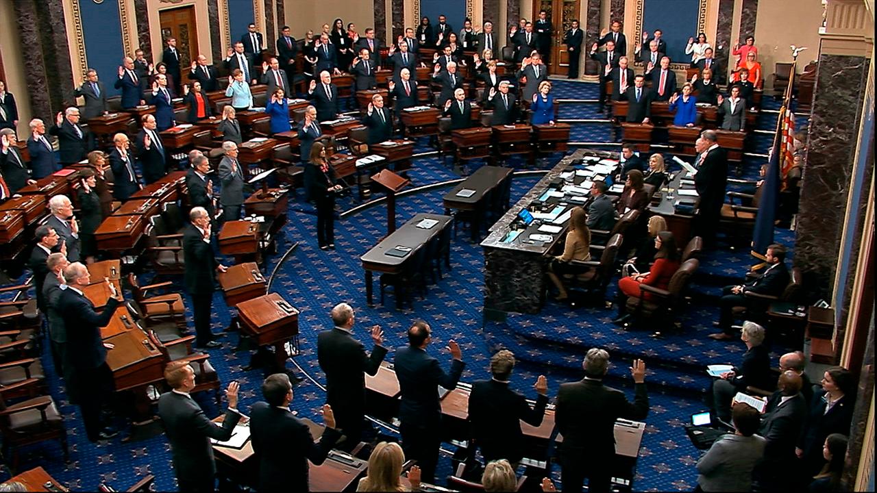 Senate debates impeachment trial parameters and witnesses