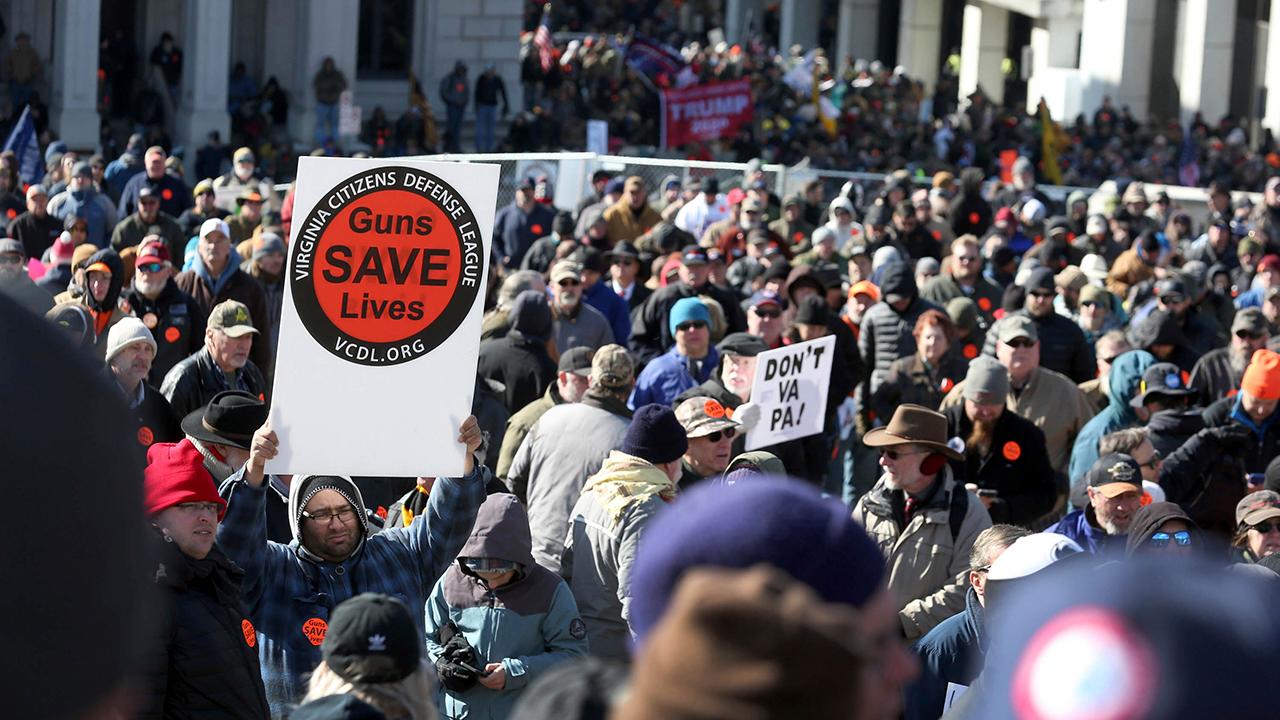 Virginia gun owners protest sweeping gun control measures