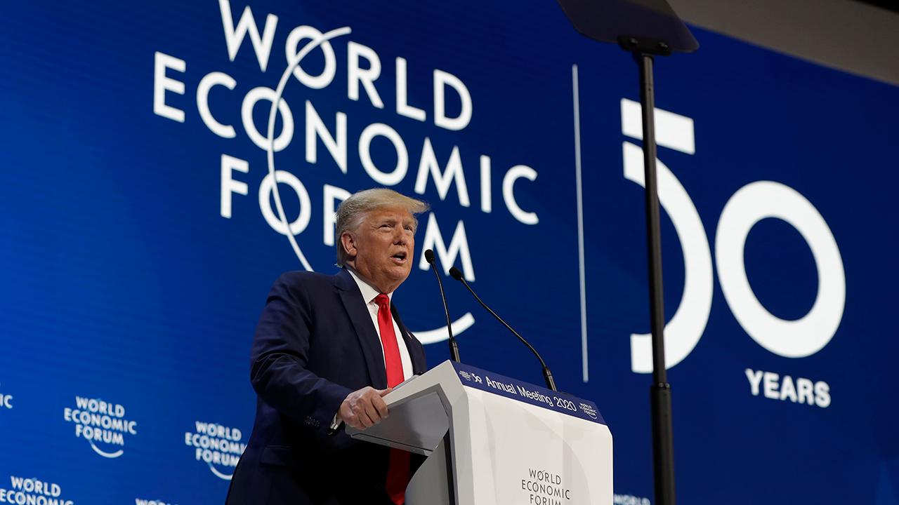 Trump in Davos: Before my presidency, the global economic outlook was weak