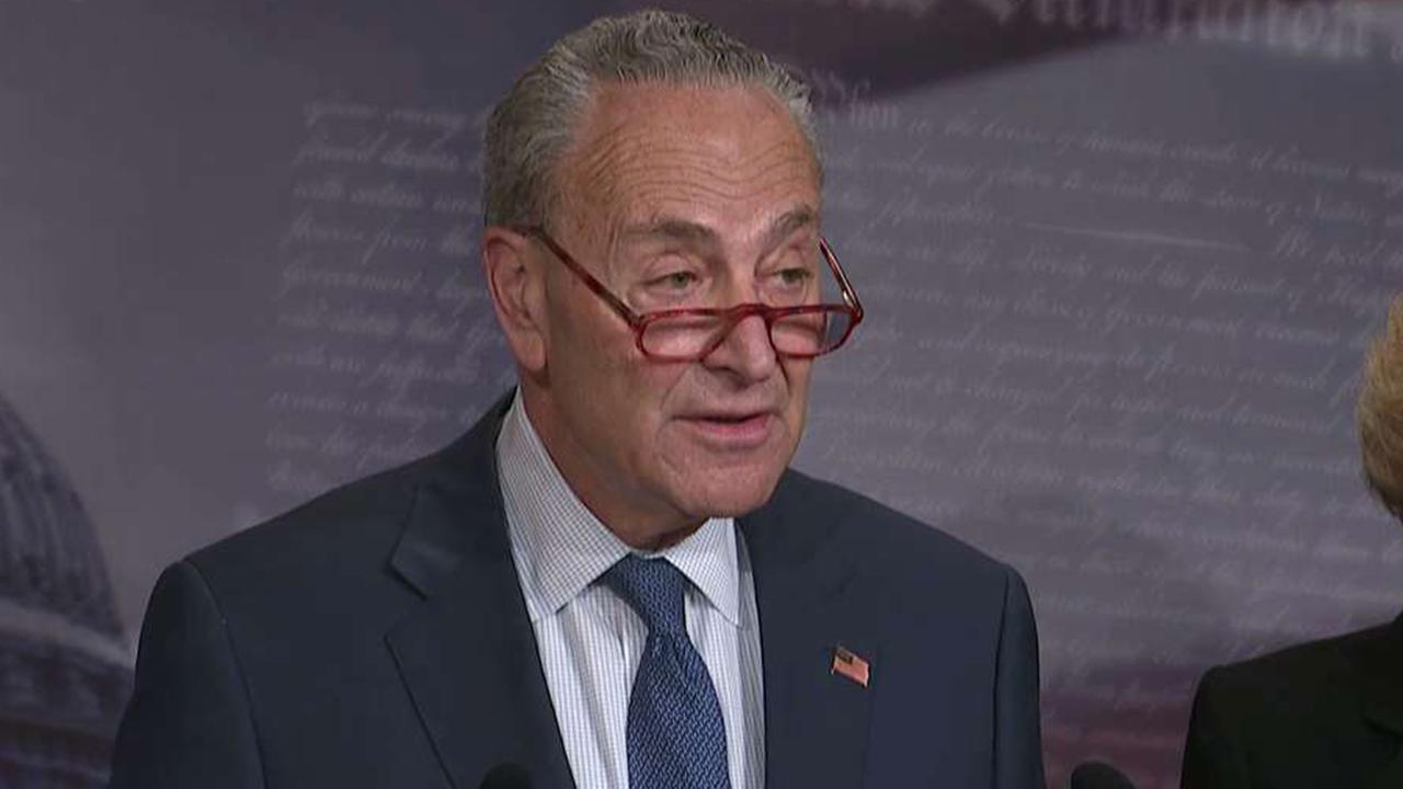 Chuck Schumer says Mitch McConnell's impeachment trial rules are a national disgrace
