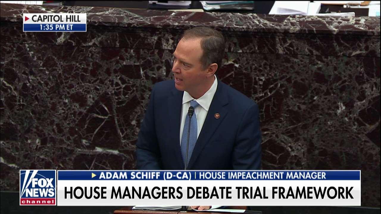 Adam Schiff: If Democrats can't call witnesses, then impeachment trial isn't fair 