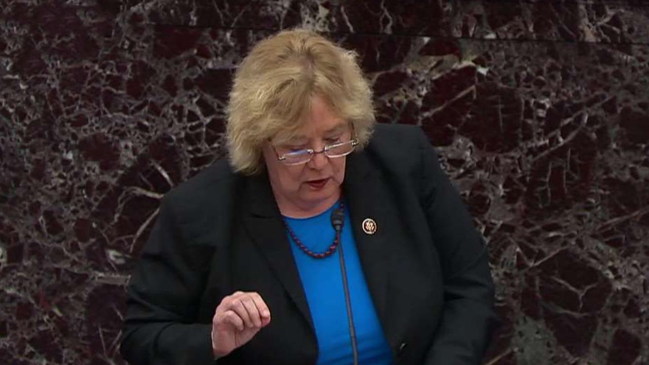 House impeachment manager Zoe Lofgren urges Senate to subpoena White House documents