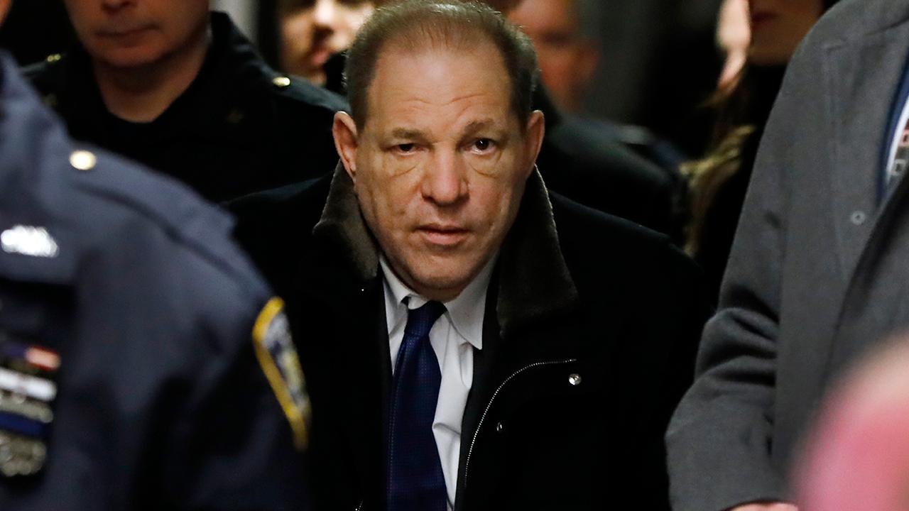 The Hollywood movie mogul is facing five felony sex crime charges stemming from allegations made by two women; Bryan Llenas reports from outside the courthouse in Manhattan.