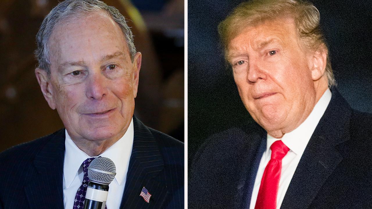 Bloomberg campaign targets Trump's relationship with the military