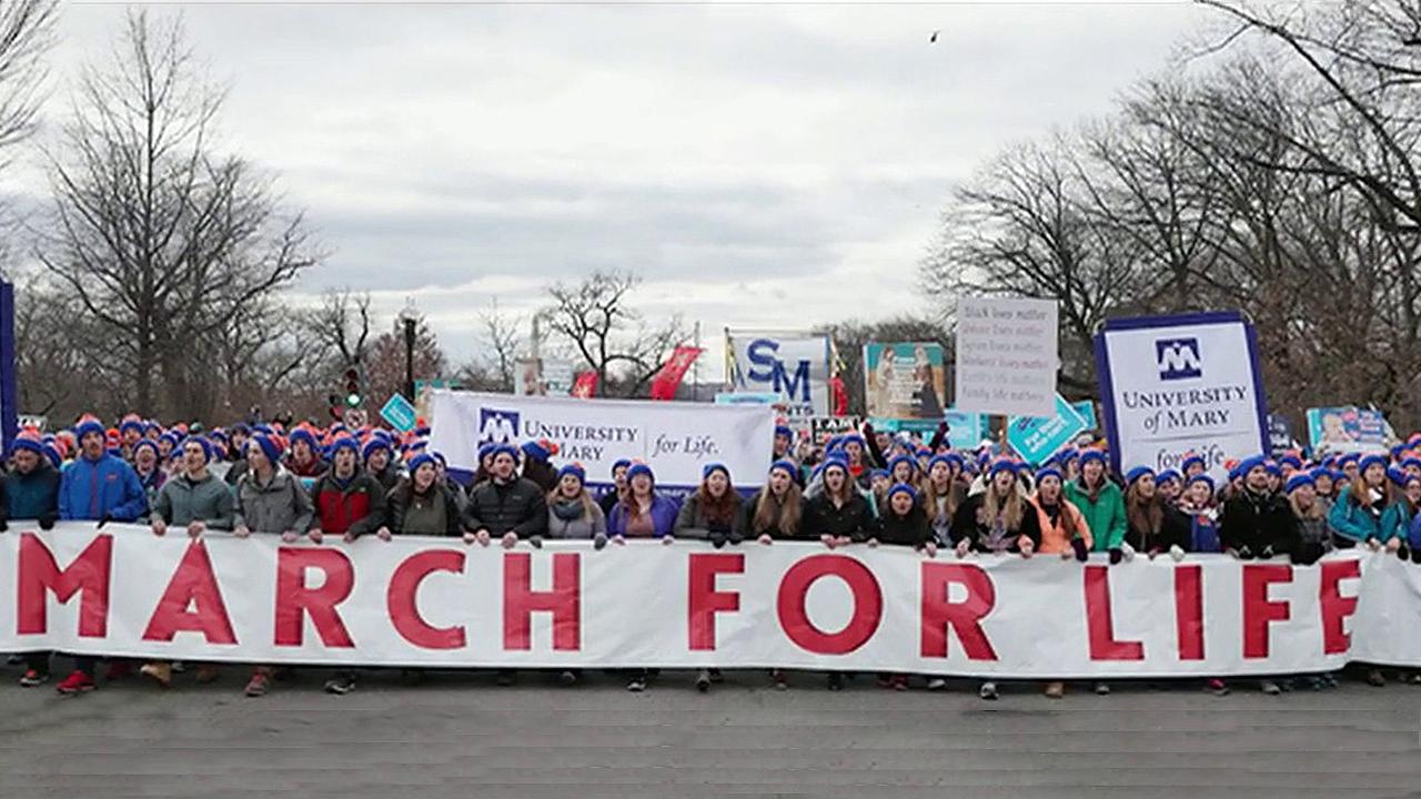 Trump's historic March for Life participation praised by organizers, slammed by pro-choice advocates