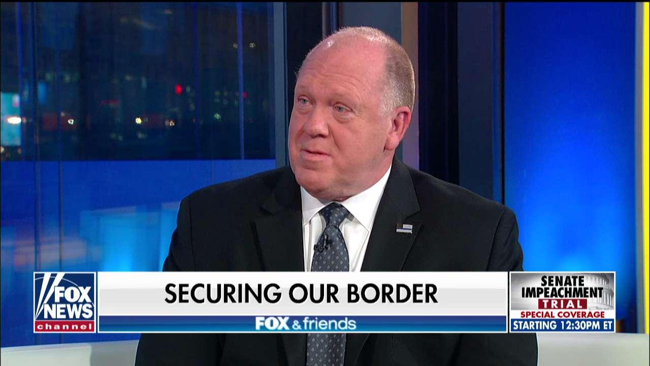 Tom Homan: Trump is 'greatest president of my lifetime' on border security