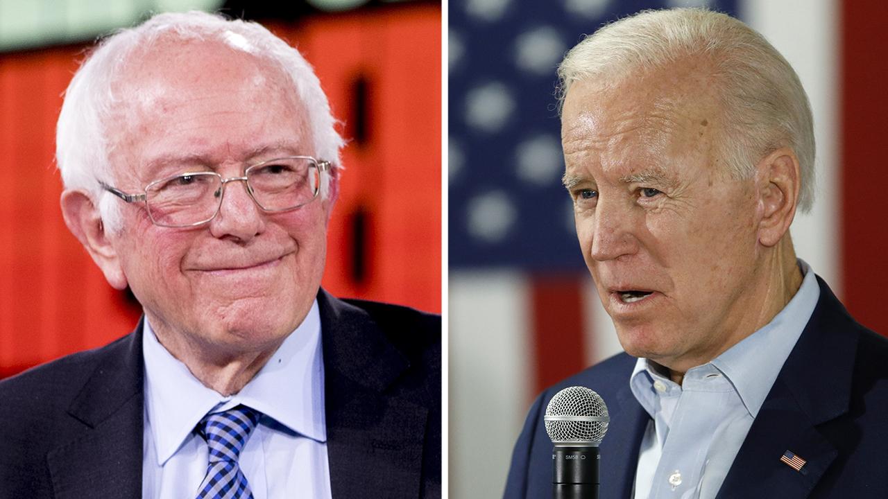 Biden, Sanders pull away from 2020 Democrat pack in new poll