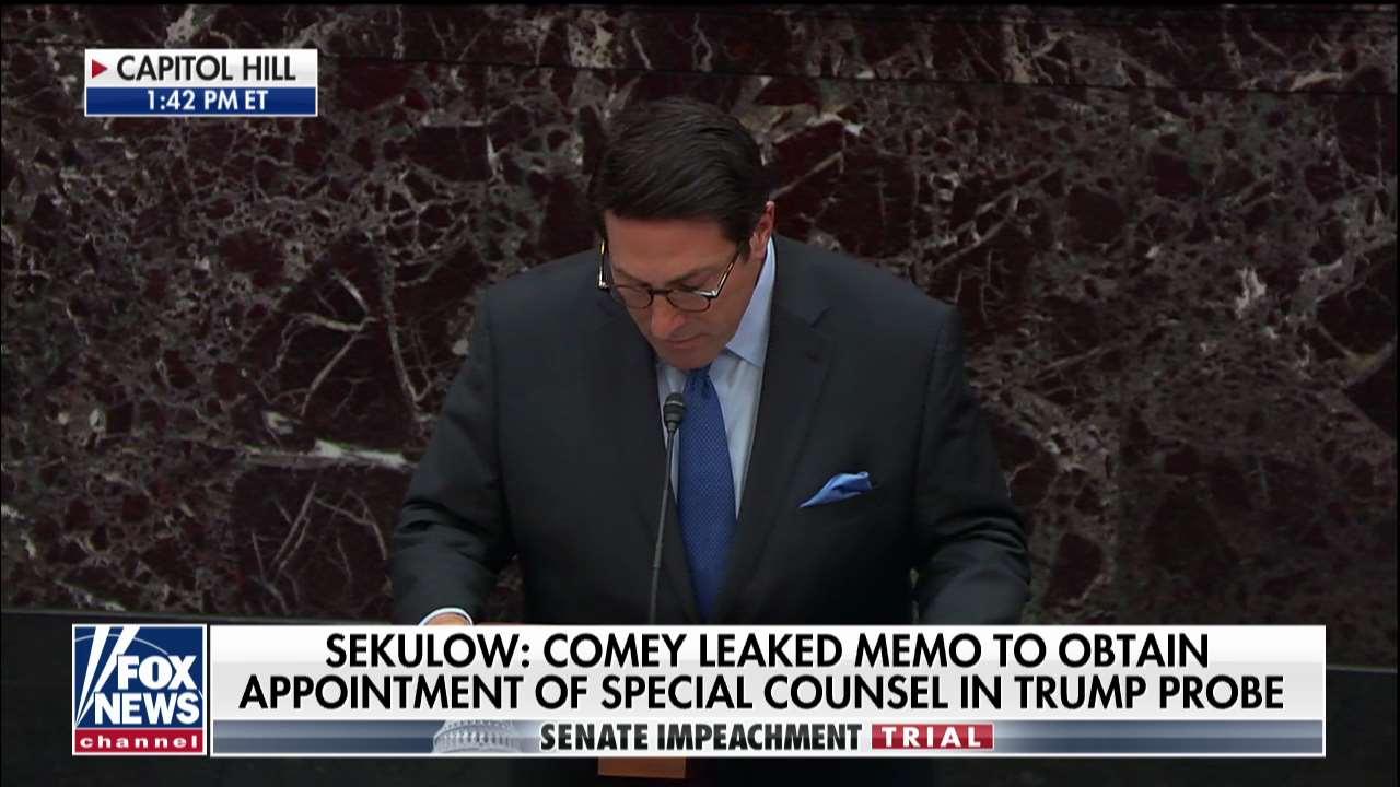 Jay Sekulow at impeachment trial: You're being asked to remove a president in an election year