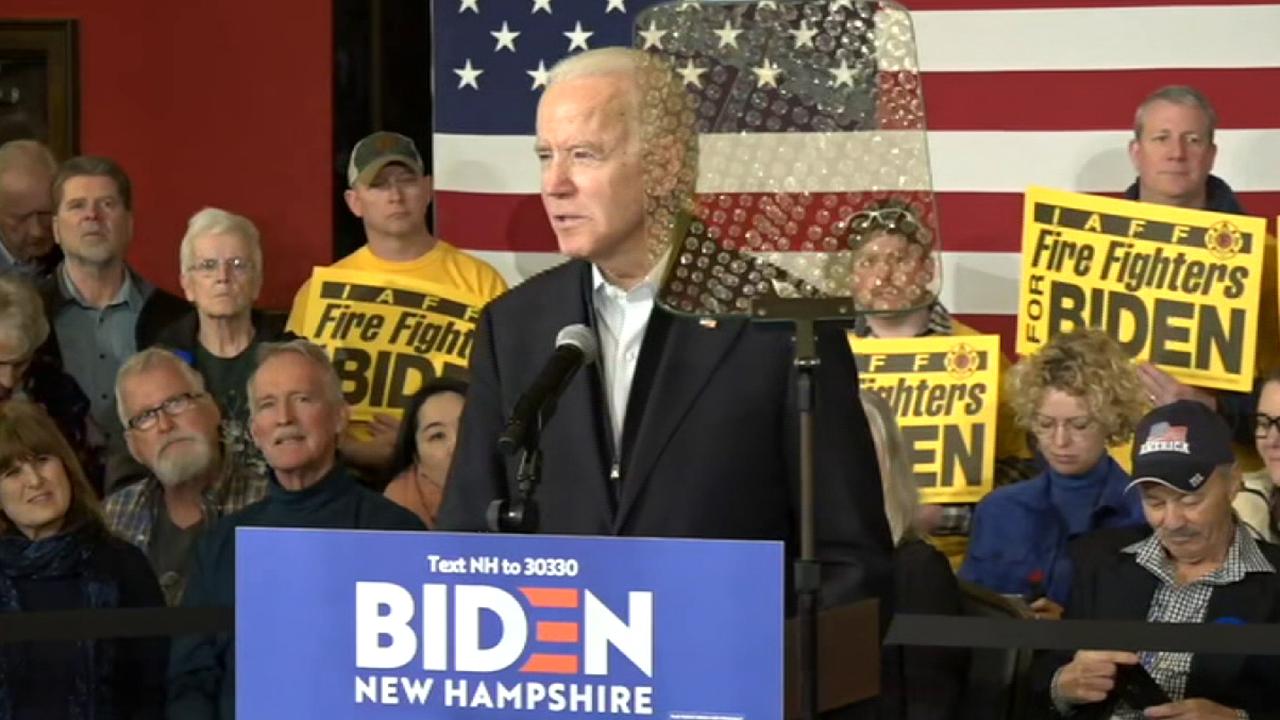 Joe Biden admits his campaign took 'a gut punch in Iowa'