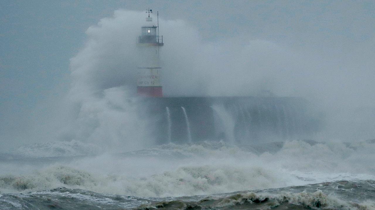 Winter Storm Ciara lashes northern Europe with hurricane-force winds and heavy rain