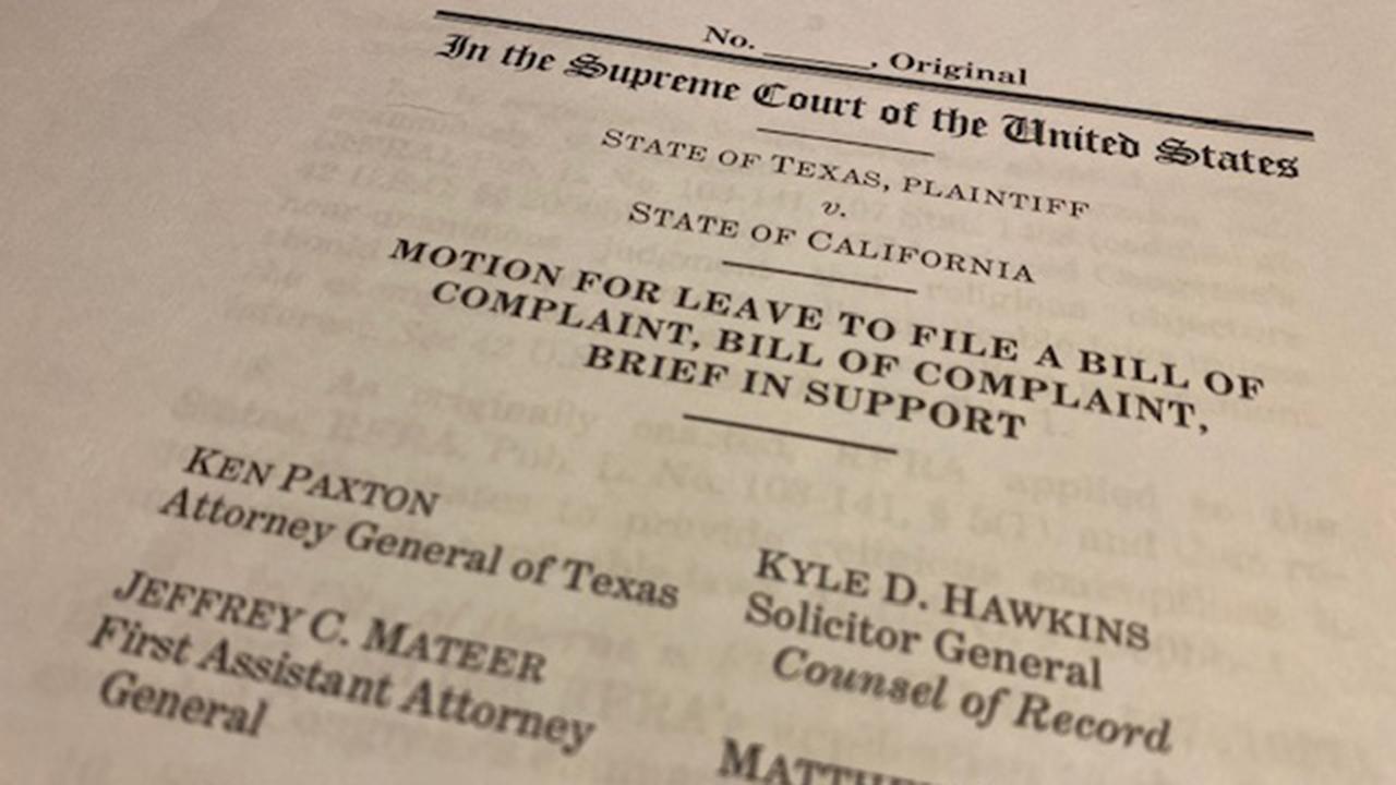 Texas Attorney General files lawsuit warning ‘We are going to stop’ California travel ban 