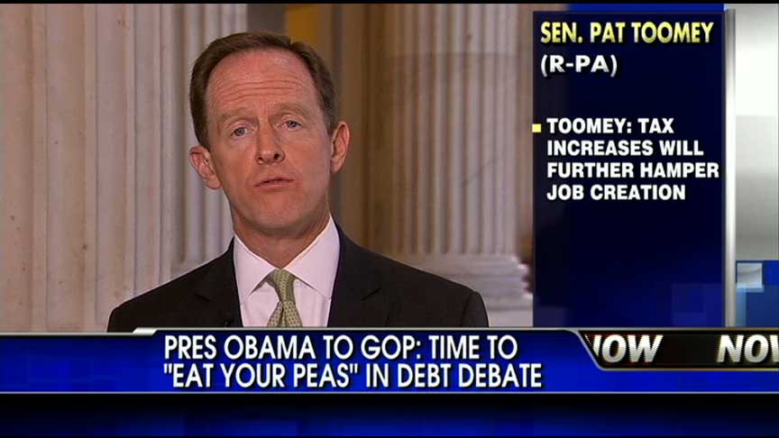 Pat Toomey on Debt Limit: I Would Be Willing to Raise it If We Can Fix What Is Done