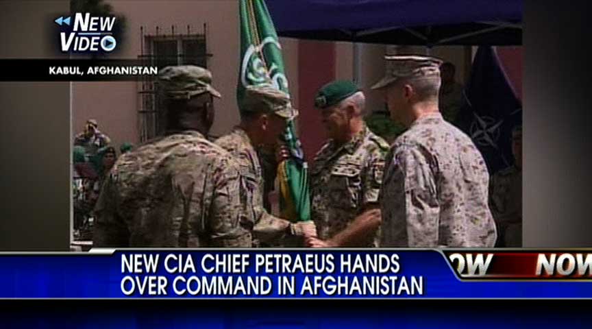VIDEO: Gen. David Petraeus Hands Over Command to Gen. John Allen in Afghanistan