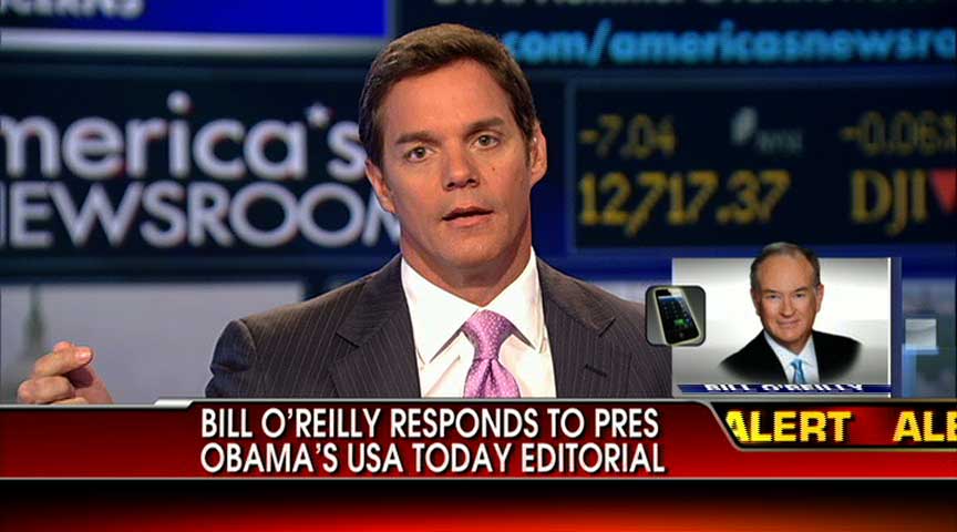 Bill O’Reilly Responds to President Obama’s USA Today Article