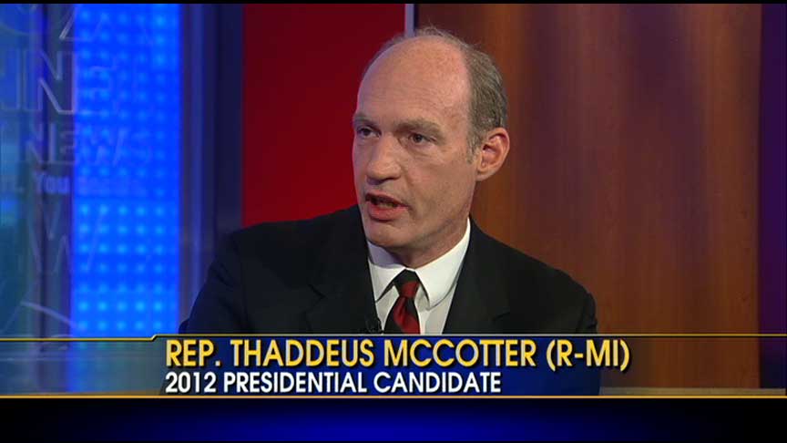 Thad McCotter the Newest Candidate for President