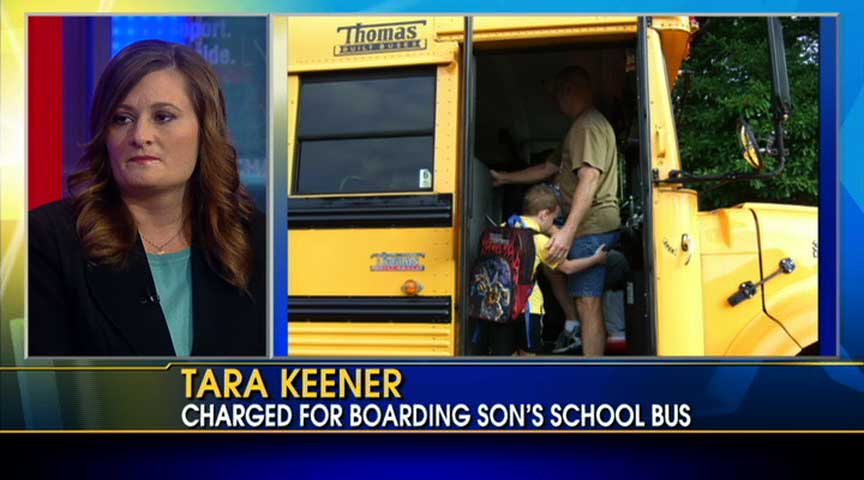 Mom Charged With Boarding School Bus Speaks Out