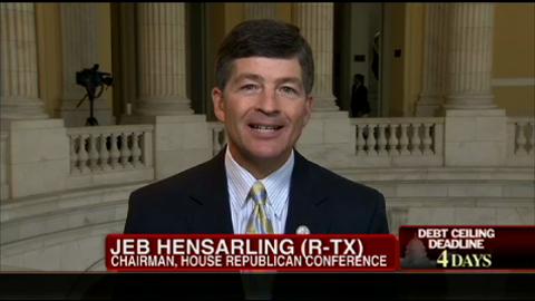 Rep. Jeb Hensarling: We'll Increase the Debt Ceiling If Balanced Budget Amendment is Added