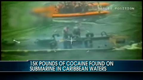 15K Pounds of Cocaine Found on Submarine in Caribbean Waters