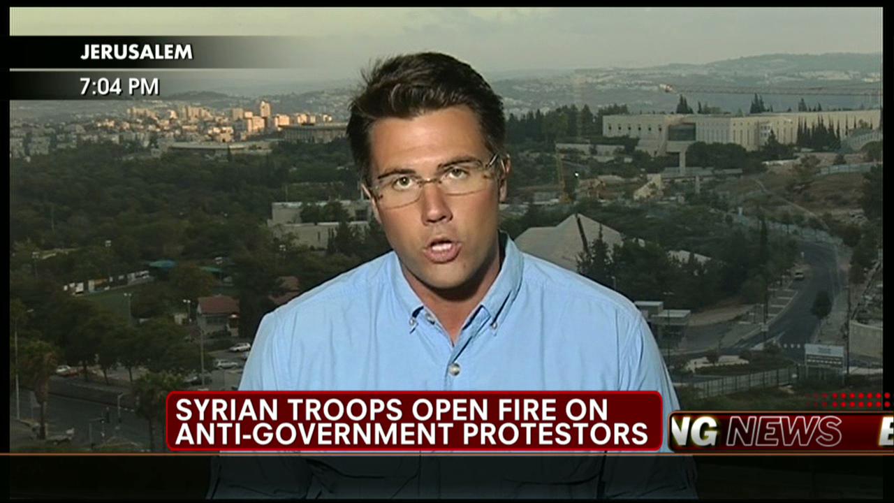 Syrian Troops Open Fire on Anti-Government Protesters