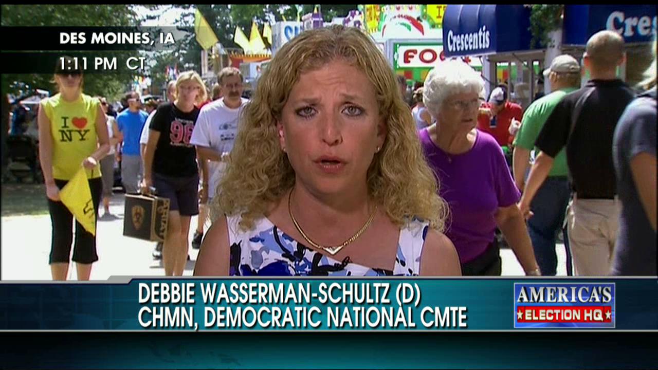 Wasserman-Schultz on Mitt Romney's Response to Heckler