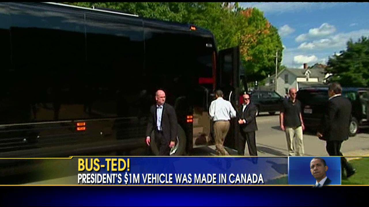 Obama’s Bus Was Made in … Canada?