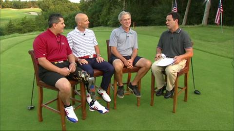 President Bush and Brian Kilmeade Golf to Raise Money for the Children of Those Killed or Disabled in Combat