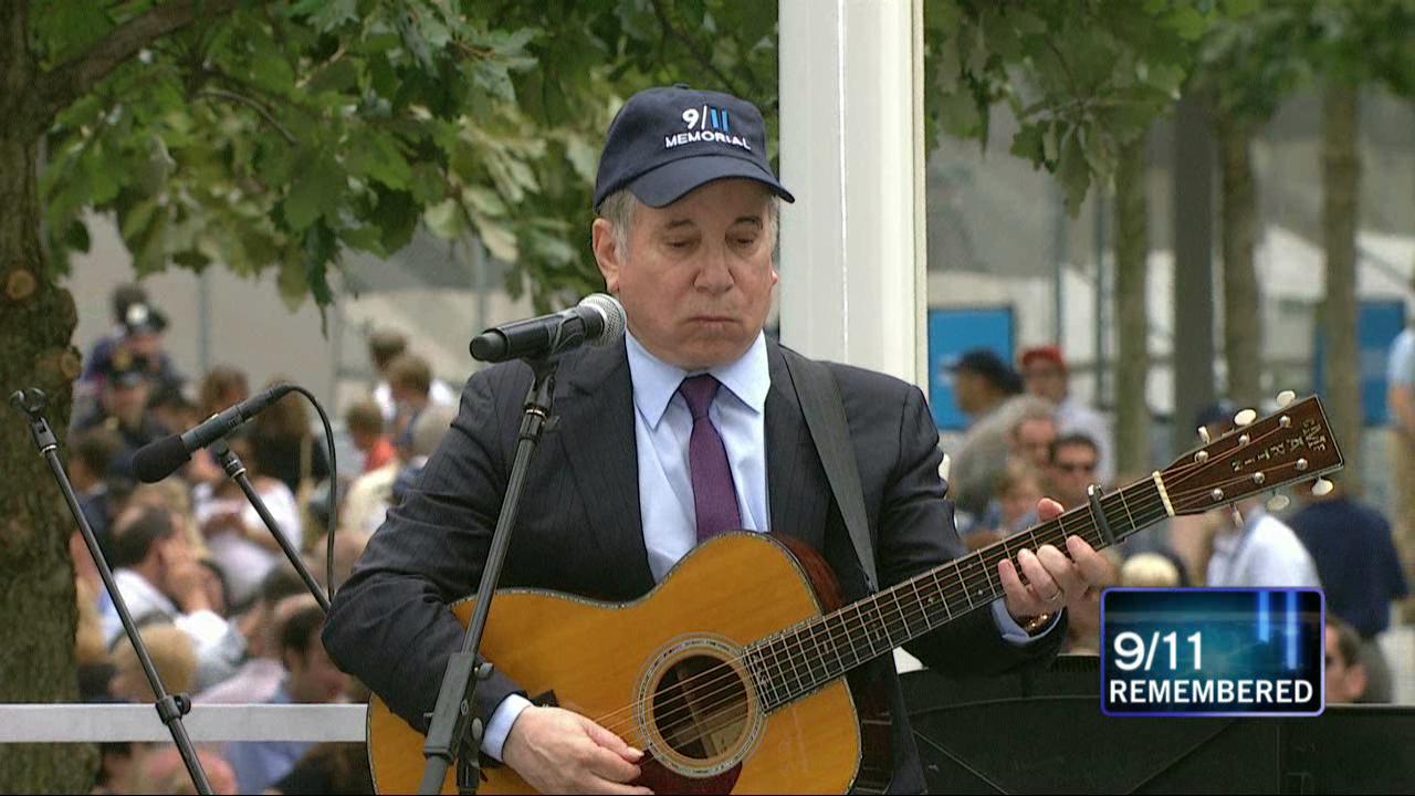 VIDEO: Paul Simon Performs "Sound of Silence" at Ground Zero During 9/11 10th Anniversary Ceremony