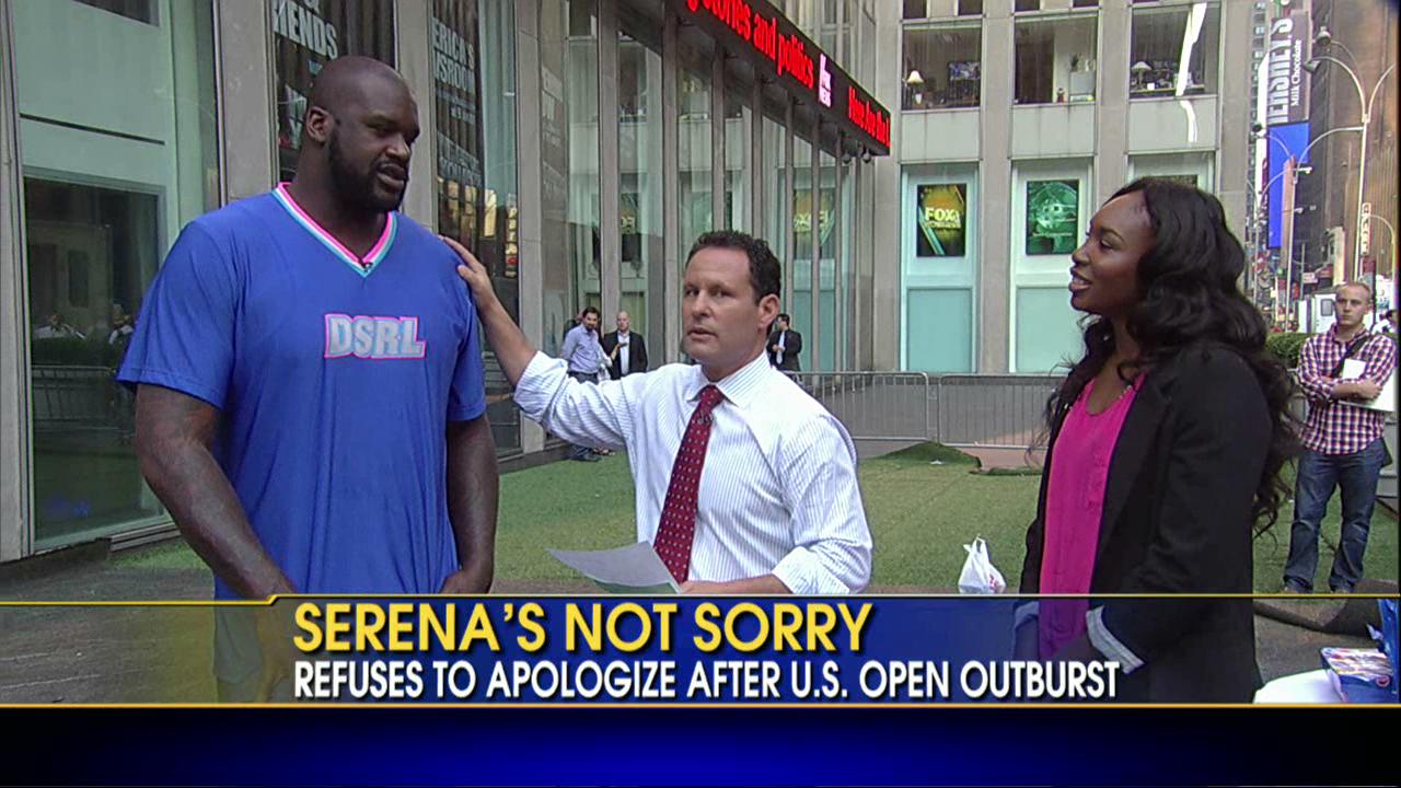VIDEO: Brian Kilmeade Challenges Retired NBA Star Shaquille O'Neal to a Game of Basketball