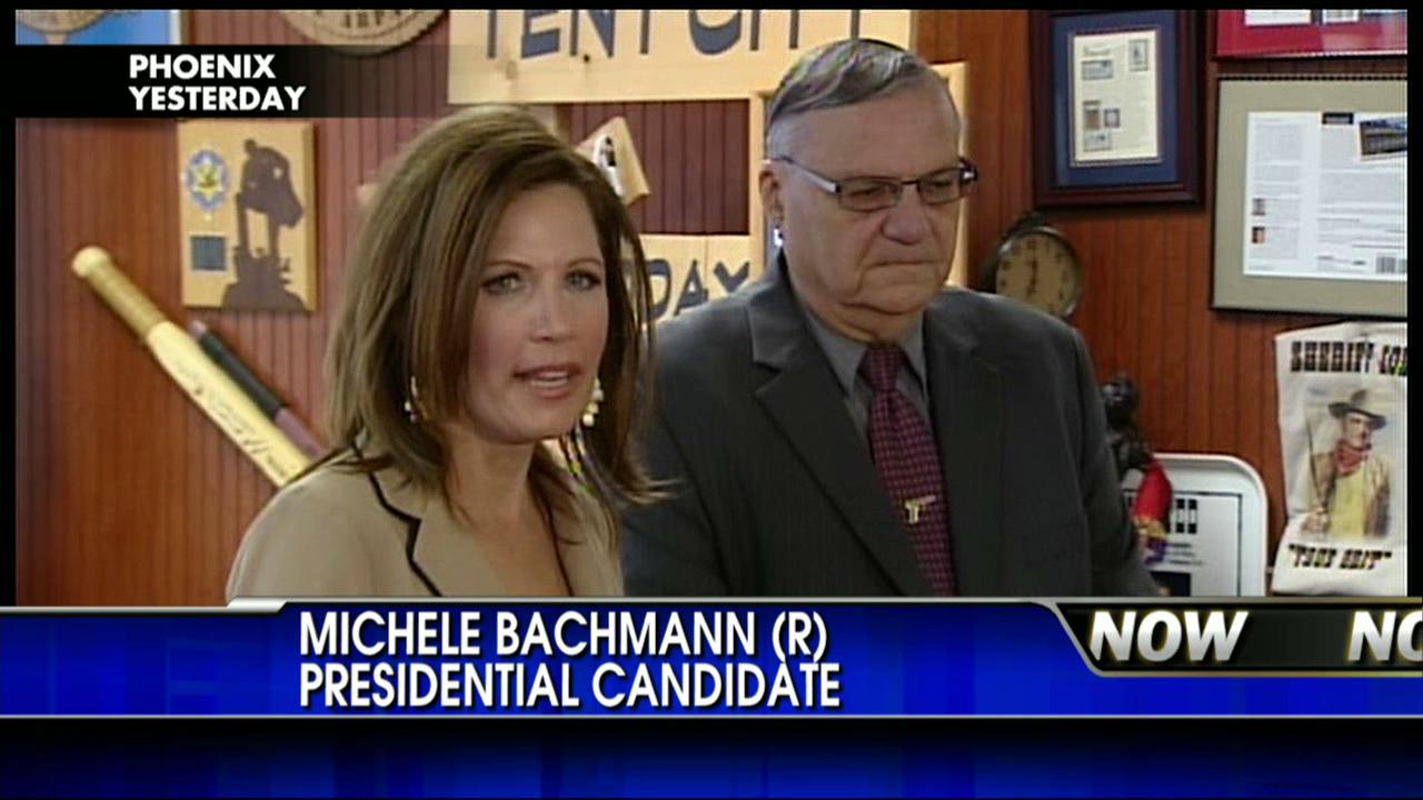 VIDEO: Michele Bachmann Courts Arizona Sheriff Joe Arpaio