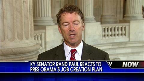 Video: Rand Paul Mocks Obama in Reacting to Jobs Act, Tells President to Read Republicans' Bill and "Pass It Now"