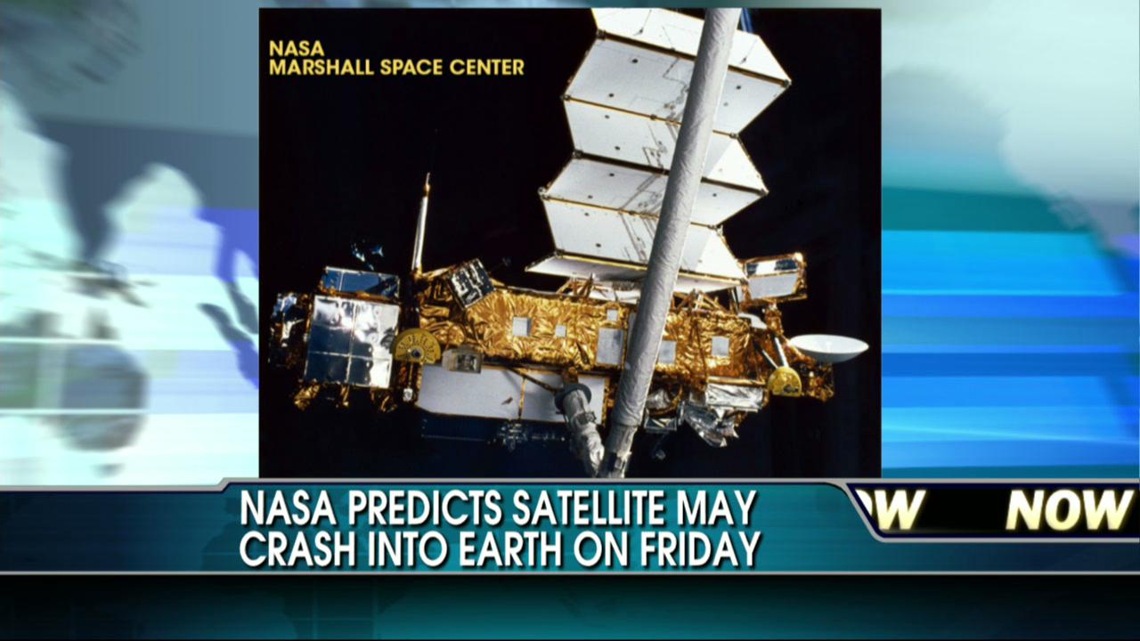 Nasa Predicts Satellite May Crash Into Earth on Friday