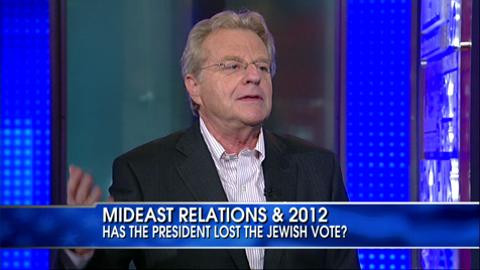 Former Talk Show Host Jerry Springer on Whether or Not President Obama Will Lose the Jewish Vote in 2012
