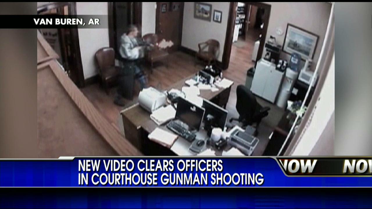 Video: Stunning New Footage of Gunman Opening Fire in Arkansas Courtroom