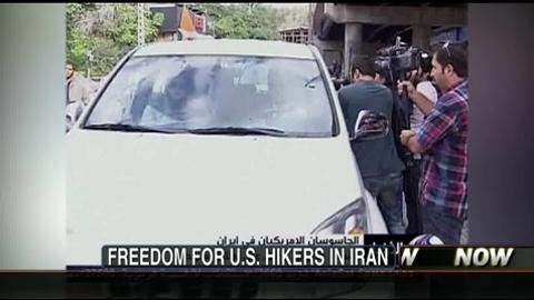 VIDEO: New Footage Shows 2 American Hikers Leaving Iran Prison After Release