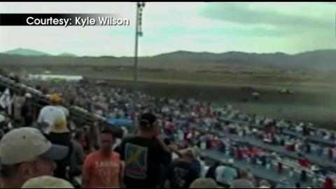 VIDEO: Spectator's Video Shows Full View of Plane Crash at Nevada Air Race and Crowd's Horrified Reaction