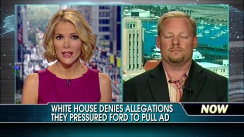 Ford, WH Deny Political Pressure Was Behind Removal of TV Ad Targeting Gov't Bailouts; Real-Life Actor From Ad Speaks Out to Megyn Kelly