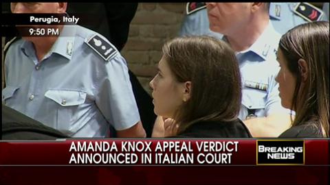VIDEO: Amanda Knox, Family React After Knox Is Acquitted of Murder