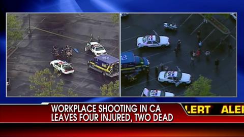 VIDEO: Search for Suspect in Workplace Shooting Still at Large; 2 Dead, 4 Wounded, More Injuries Could Exist