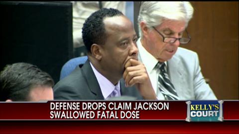 Defense Drops Claim Michael Jackson Swallowed Fatal Dose