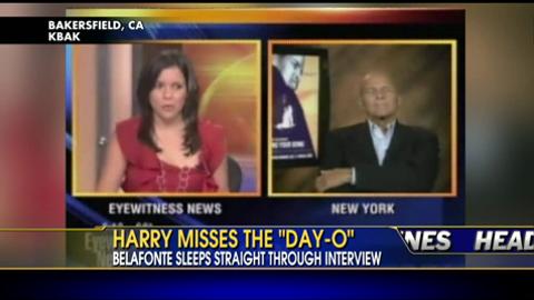 VIDEO:  Harry Belafonte Sleeps Through Interview