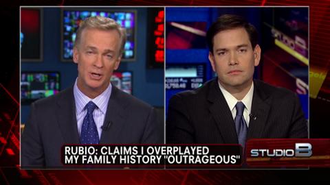 Marco Rubio: Claims I Overplayed My Family History Are “Outrageous”