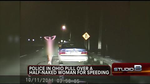 VIDEO: Ohio Police Pull Over Half-Naked Woman for Speeding | Fox News Video