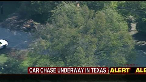 WATCH:  Car Chase Underway in Residential Streets of Dallas, Texas