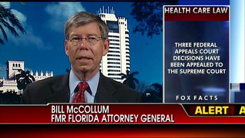 Bill McCollum Challenges Health Care Mandate