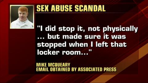 Reports: Penn State Coach Mike McQueary Says He Stopped Sandusky’s Alleged Sexual Assault of Young Boy