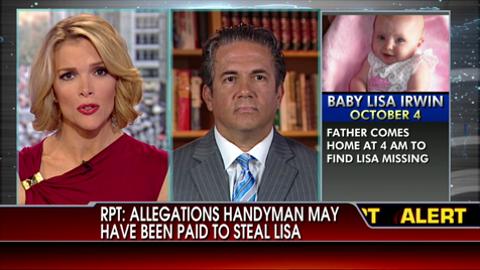 BABY LISA BREAK?: Reports Suggest Handyman "Jersey" Bragged About Being Paid to Steal Lisa Irwin