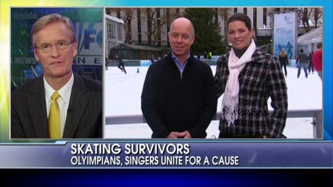 Scott Hamilton and Nancy Kerrigan on the Kaleidoscope on Ice Show, Raising Awareness for Cancer Survivors